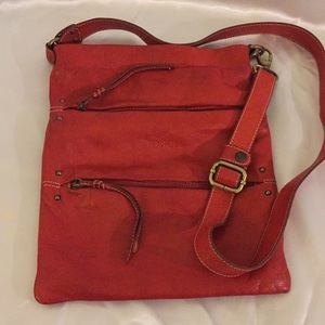 Made In Italy. AVORIO Messenger Leather Bag